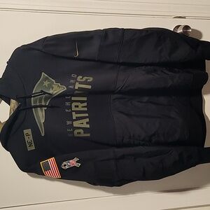 New England Patriots on field military hoodie